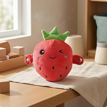 Interactive Strawberry Plush Toy β Touch Responsive