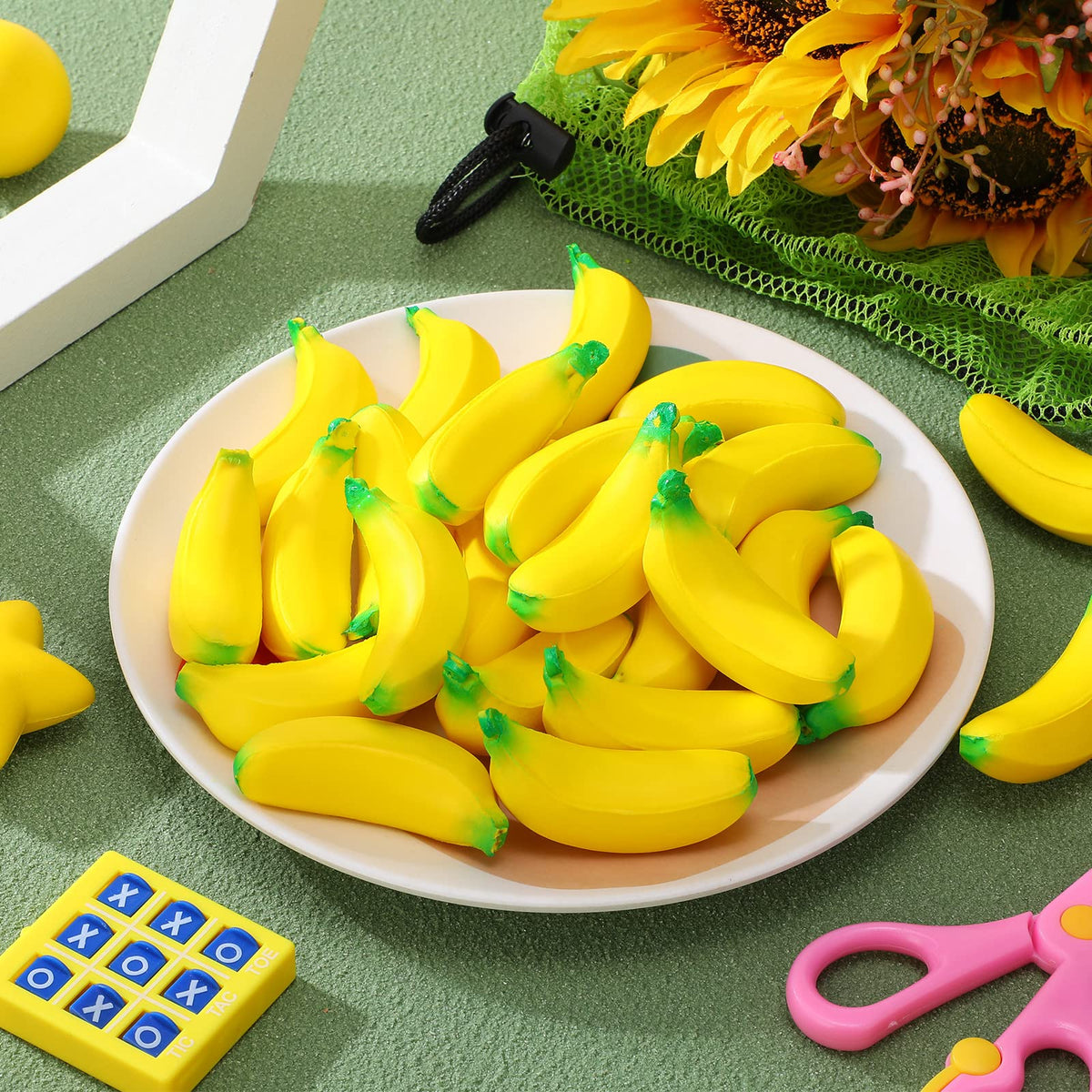 5 Pieces Mini Banana Stress Toys – Banana Stress Relief Toys