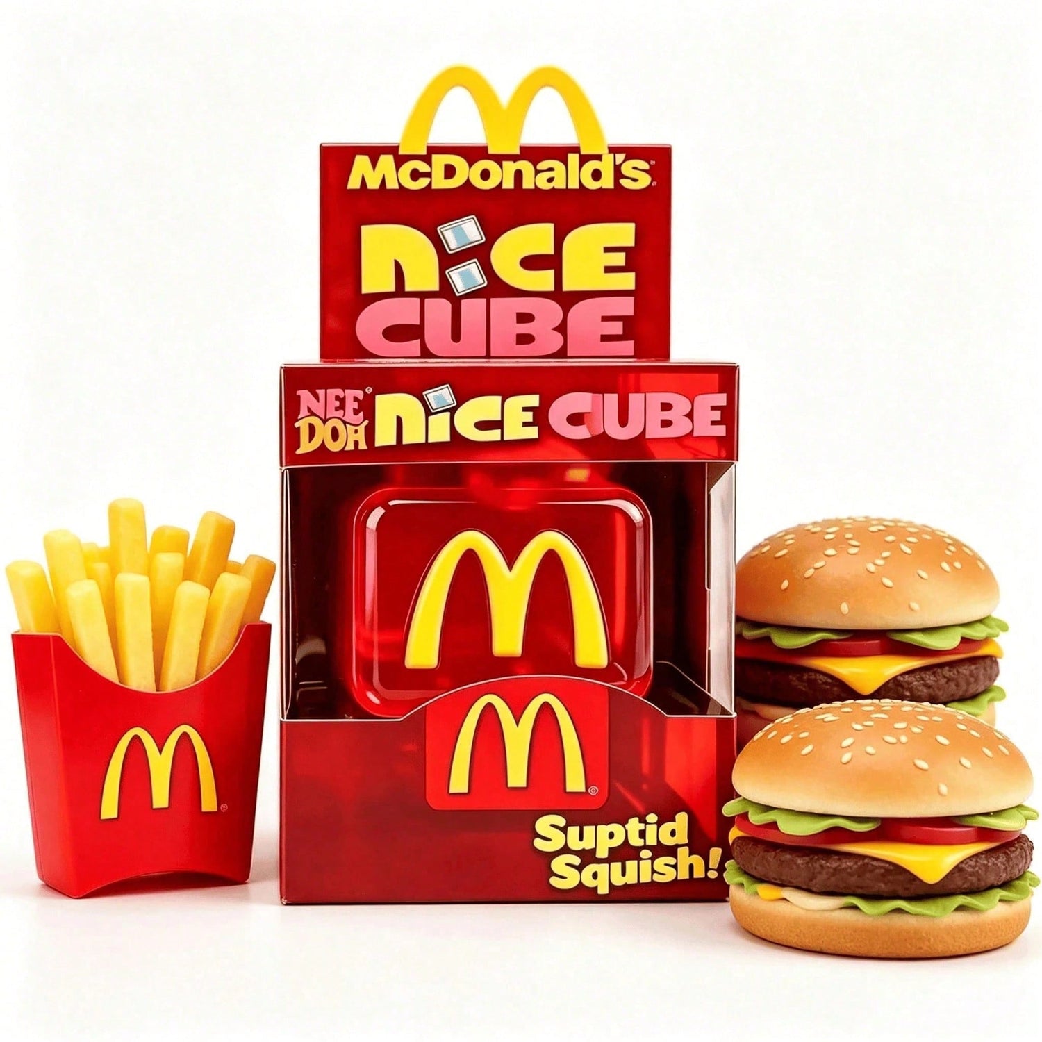 Burger meal food squishy