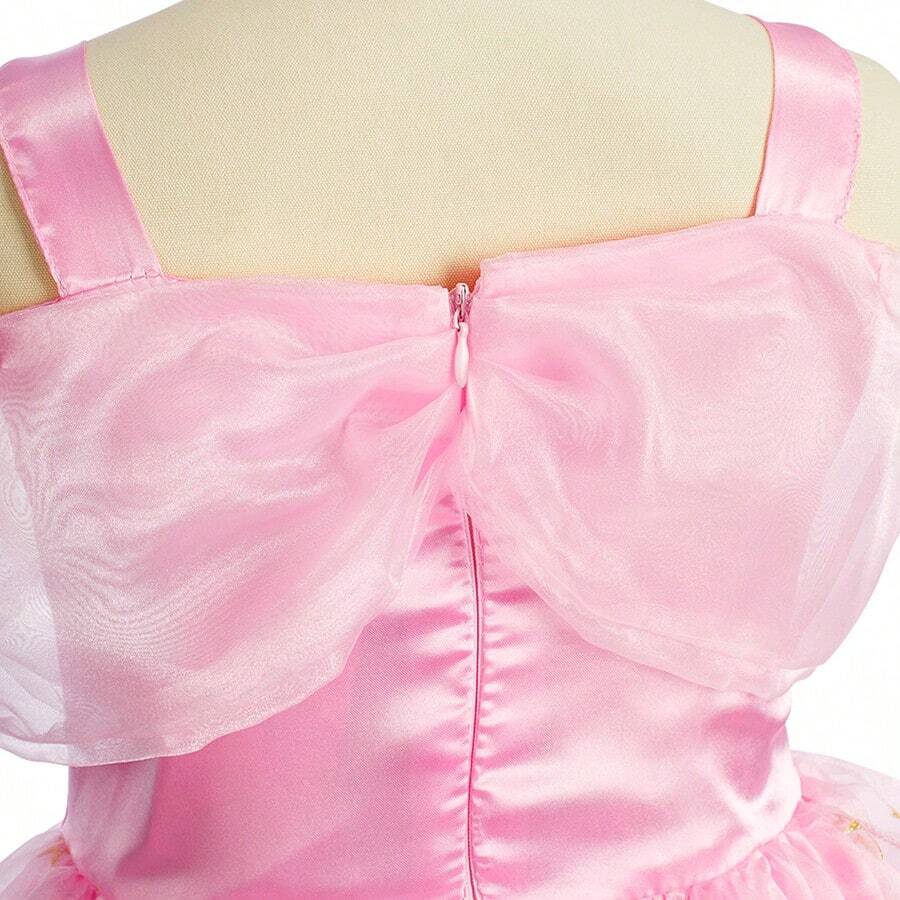 Pink Floral Princess Costume – 5-Piece Set – source gallery 7