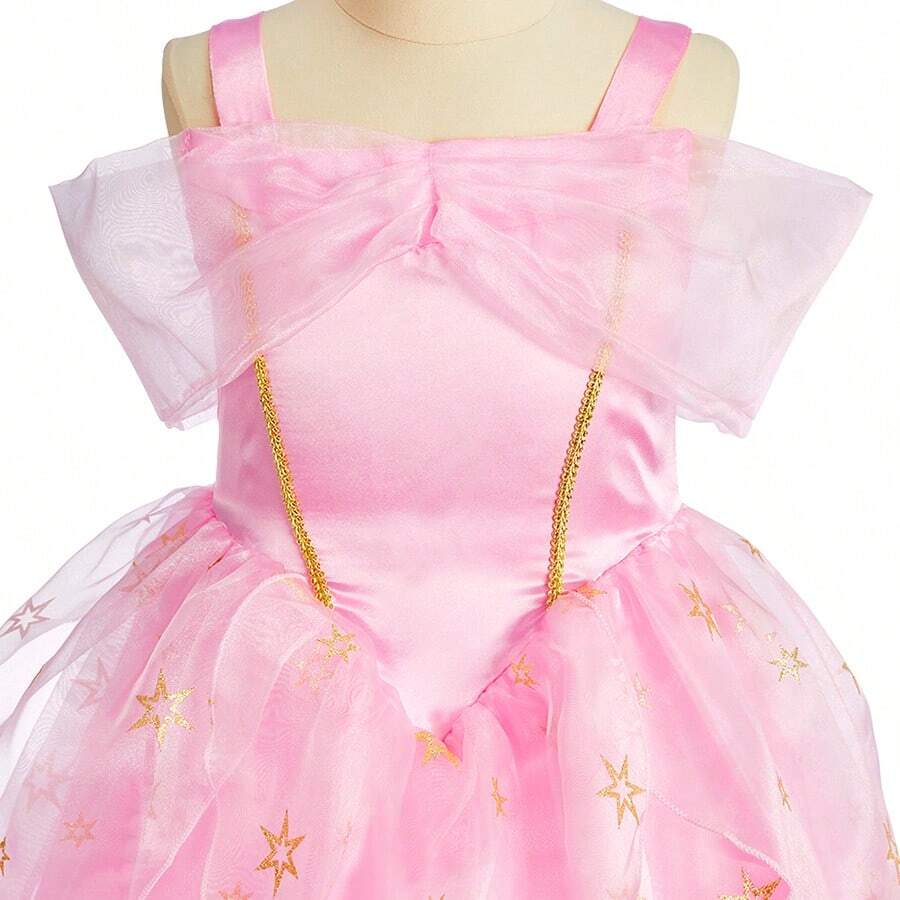 Pink Floral Princess Costume – 5-Piece Set – source gallery 5