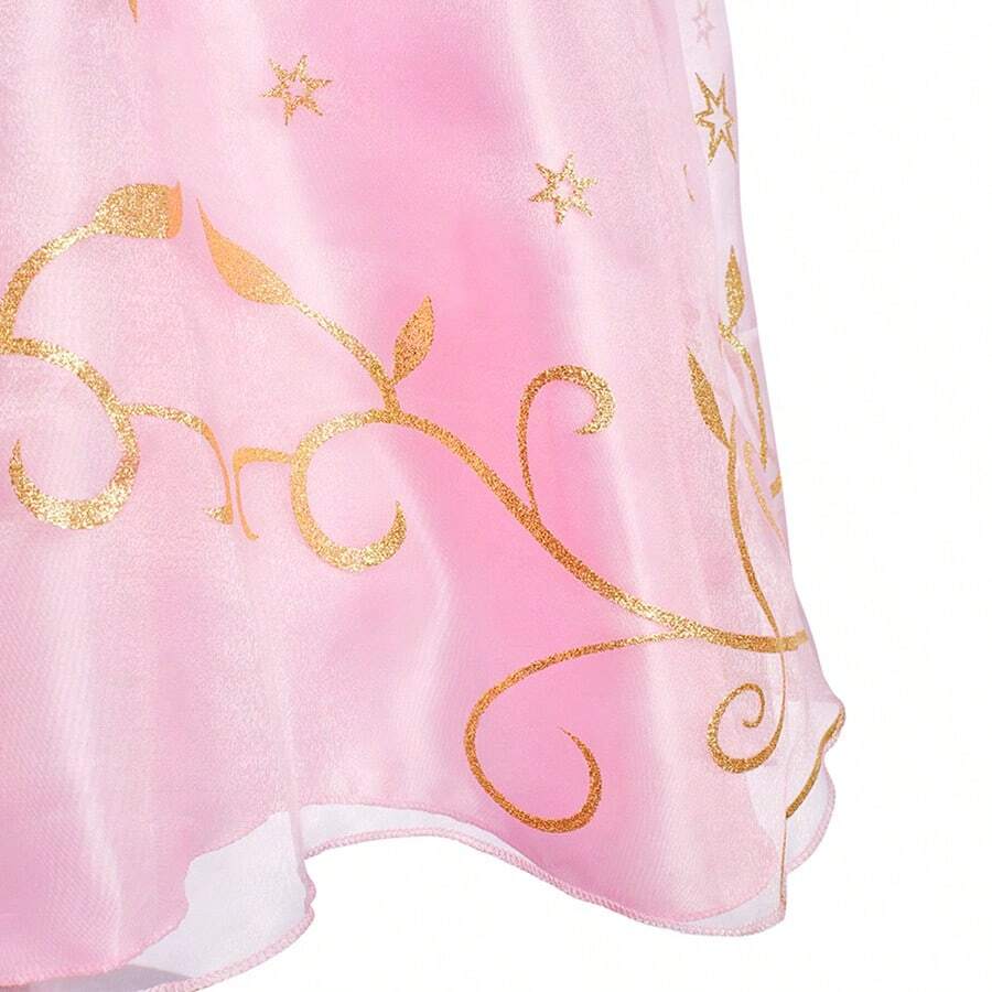 Pink Floral Princess Costume – 5-Piece Set – source gallery 10