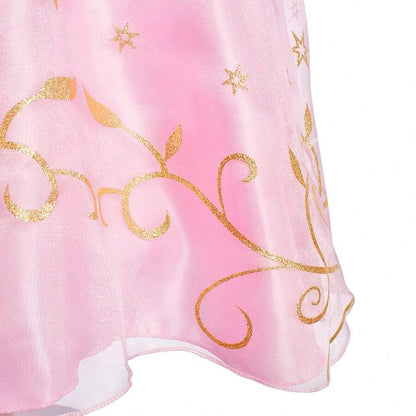 Pink Floral Princess Costume – 5-Piece Set – source gallery 10