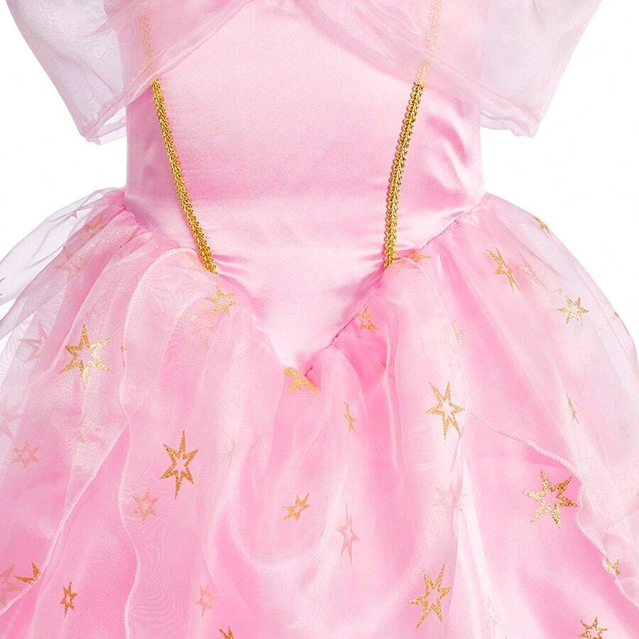 Pink Floral Princess Costume – 5-Piece Set – source gallery 6