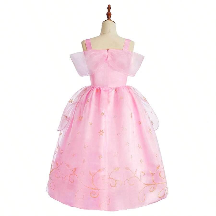 Pink Floral Princess Costume – 5-Piece Set – source gallery 3