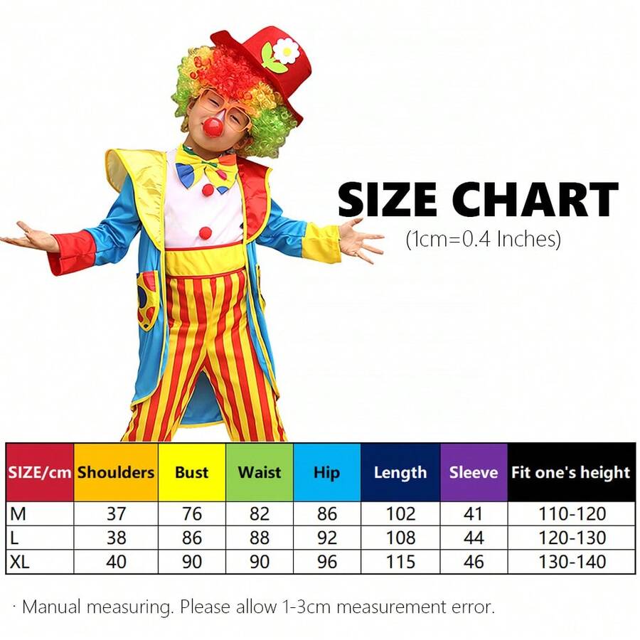 Kids Blue Clown Costume – XL – source gallery 2