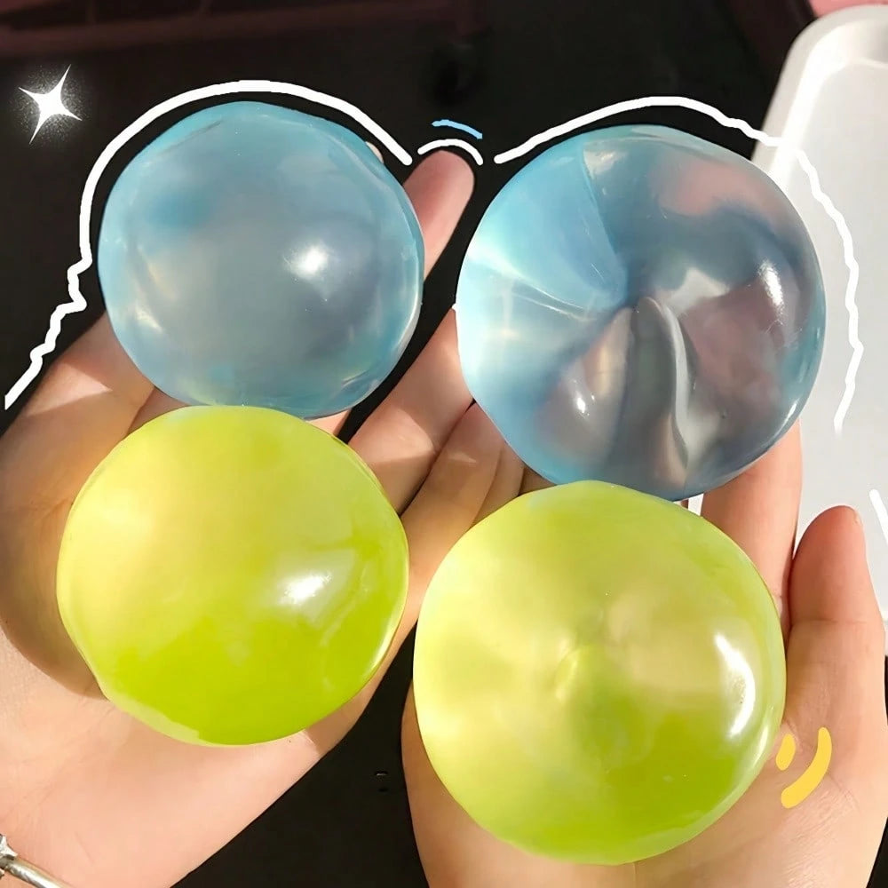 Squeeze ball close-up