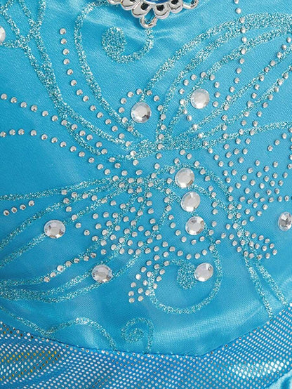 Blue Long-Sleeve Princess Costume Set – source gallery 5