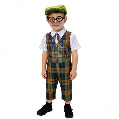 Kids Grandpa Costume Set – Plaid Outfit – source gallery 1