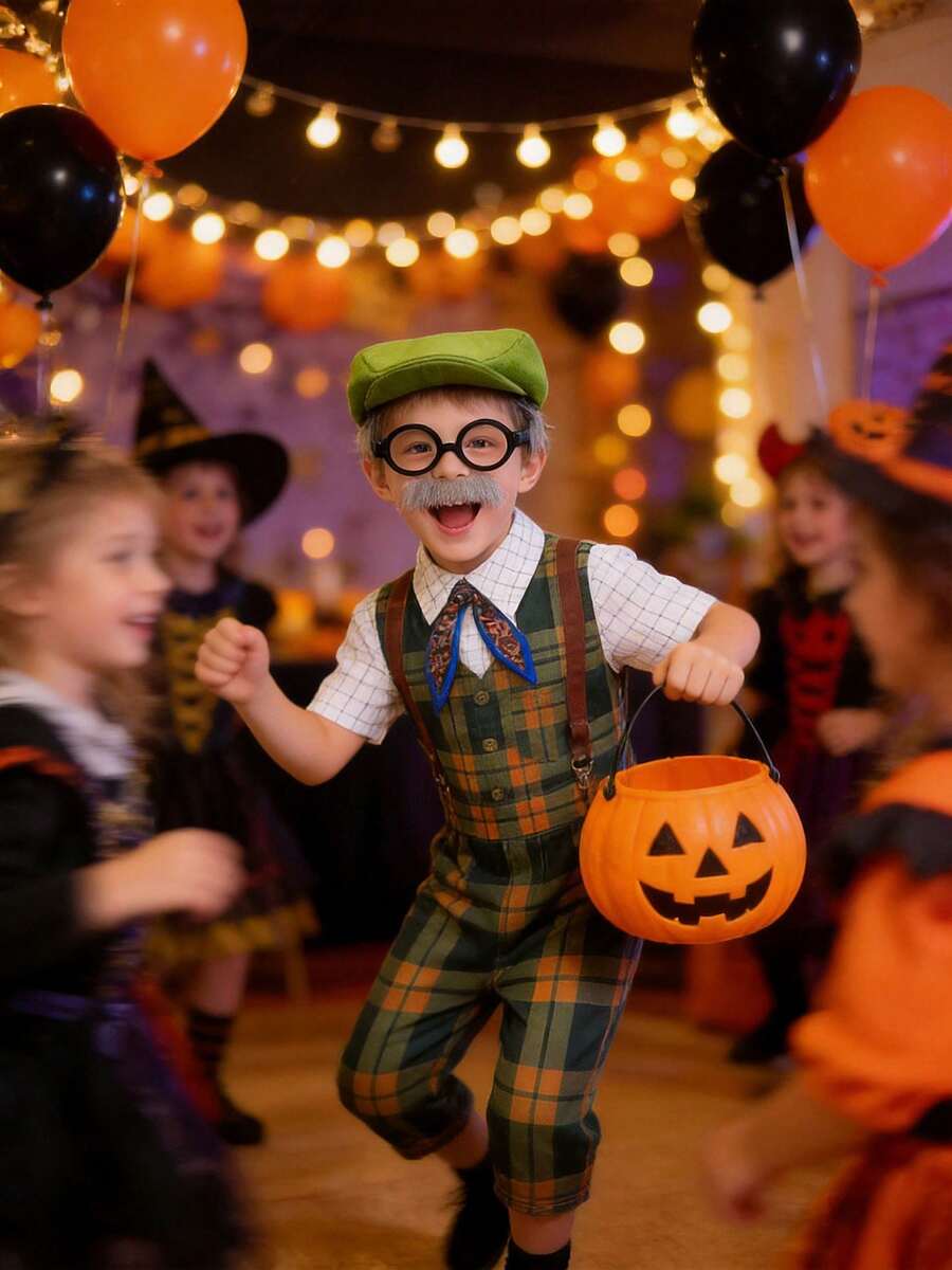 Kids Grandpa Costume Set – Plaid Outfit – source gallery 8