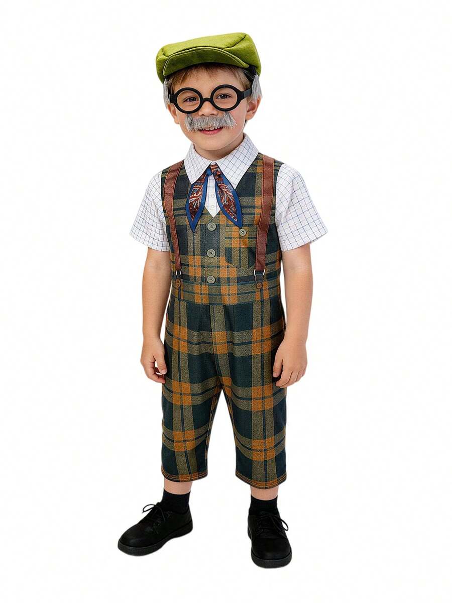 Kids Grandpa Costume Set – Plaid Outfit – source gallery 10