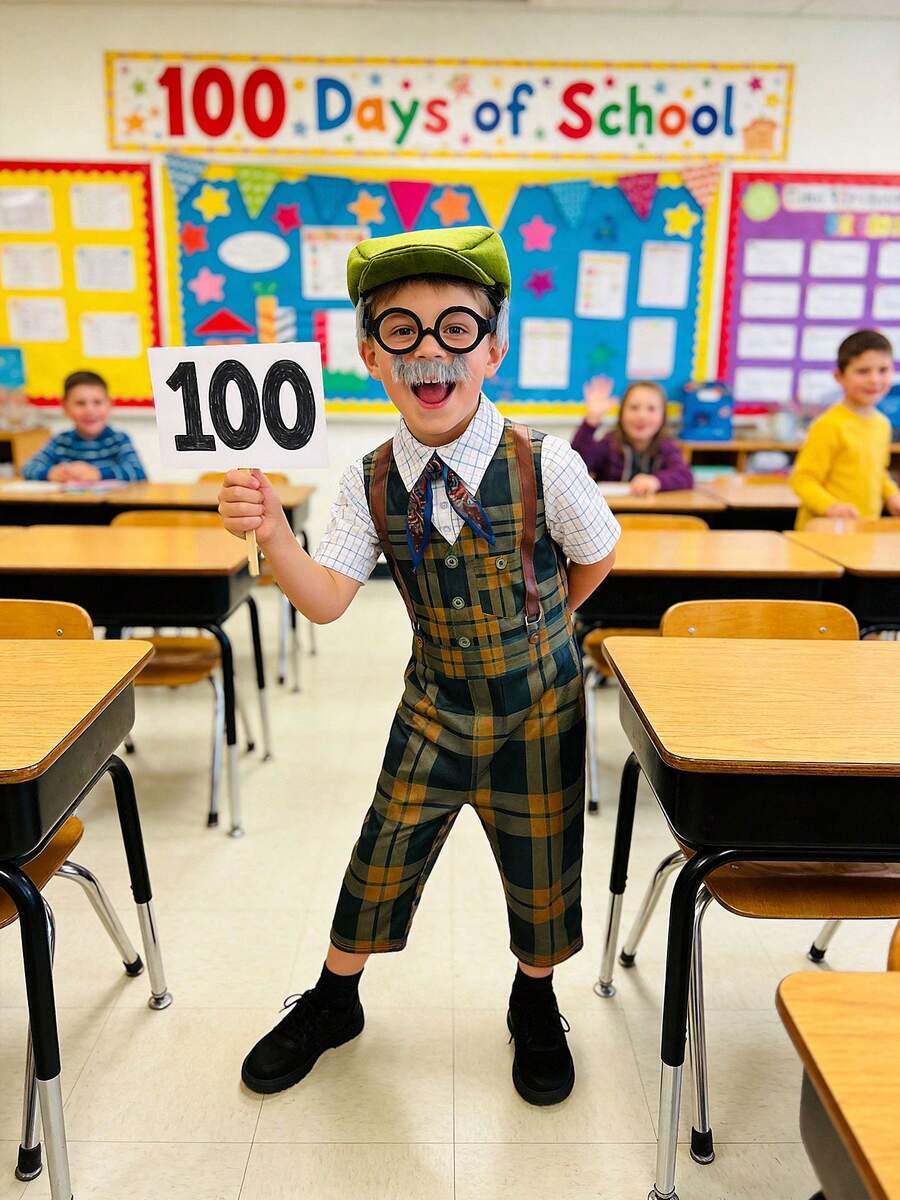 Kids Grandpa Costume Set – Plaid Outfit – source gallery 2