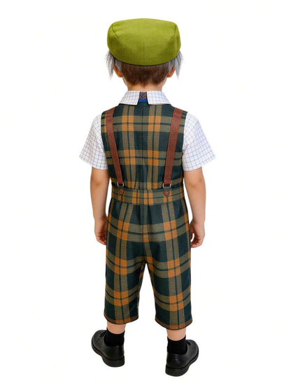 Kids Grandpa Costume Set – Plaid Outfit – source gallery 12