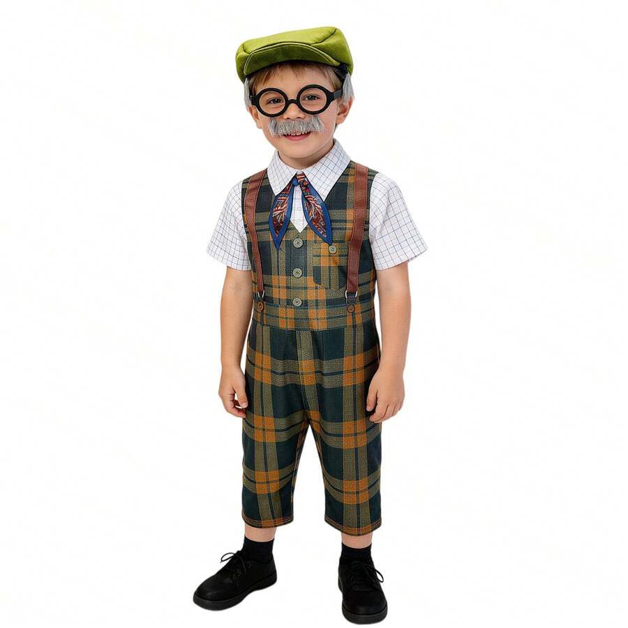 Kids Grandpa Costume Set – Plaid Outfit – source gallery 16