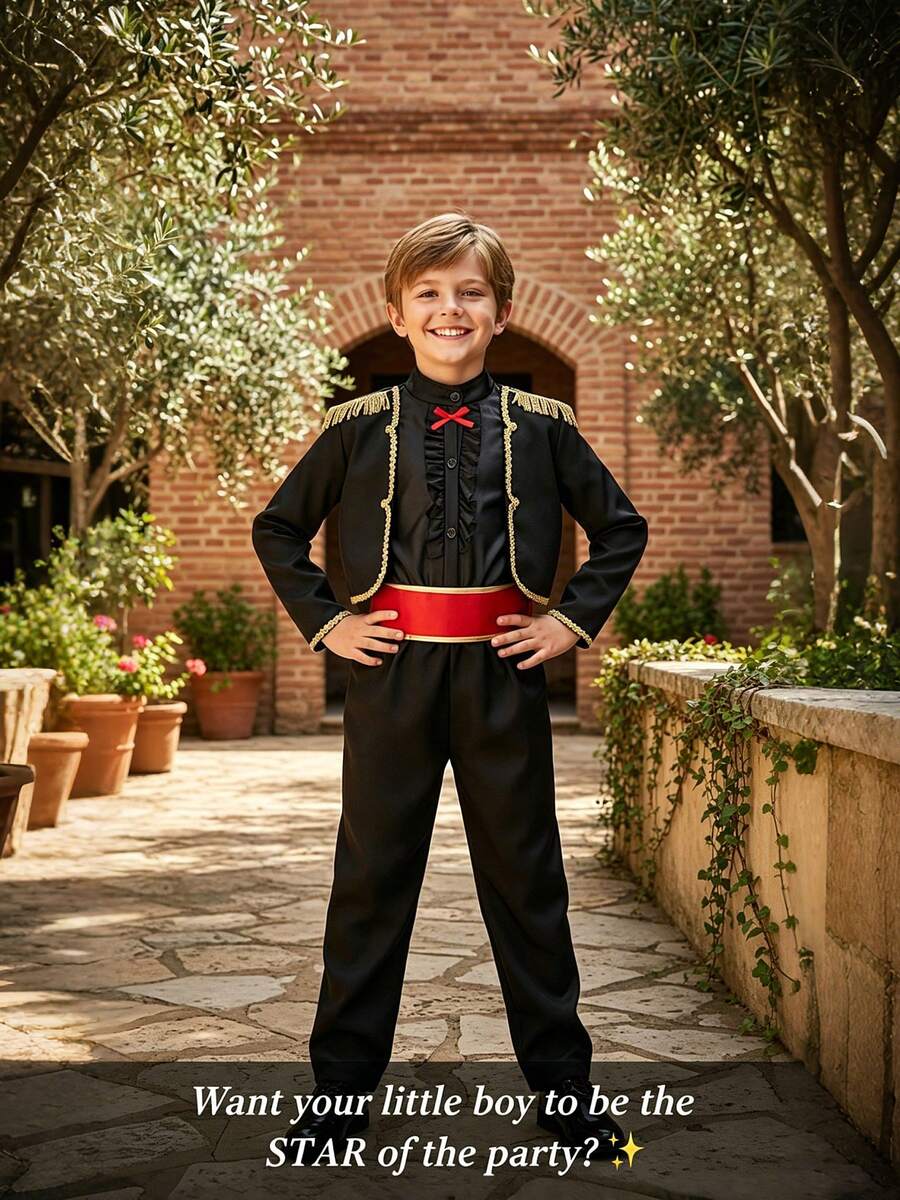 Kids Spanish Bullfighter Costume – 3-Piece Set – source gallery 5