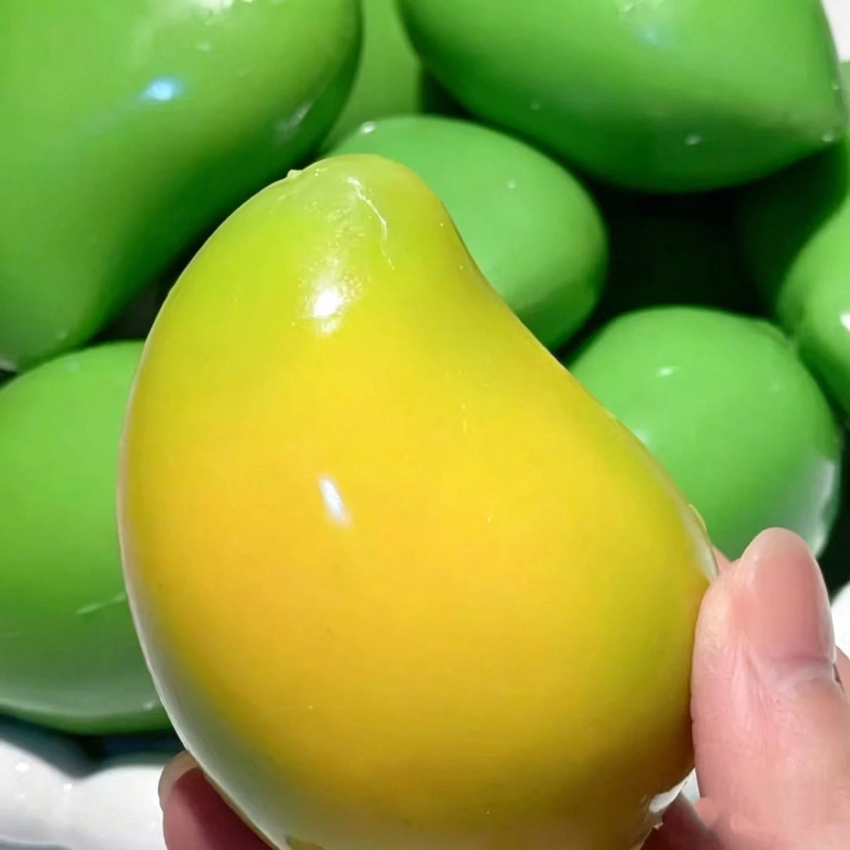 Mango squishy close-up