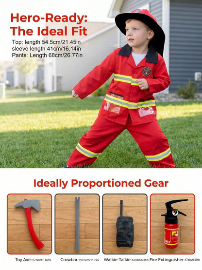 B.B.STUDY Firefighter Costume – 7-Piece Set – source gallery 6