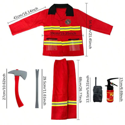 B.B.STUDY Firefighter Costume – 7-Piece Set – source gallery 8
