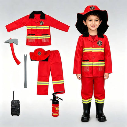 B.B.STUDY Firefighter Costume – 7-Piece Set – source gallery 7