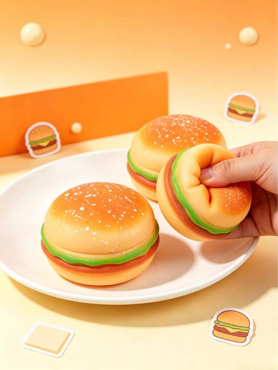 Hamburger Squishy Squeeze Toy – source gallery 3