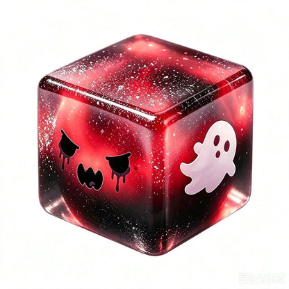 Red Halloween squishy cube
