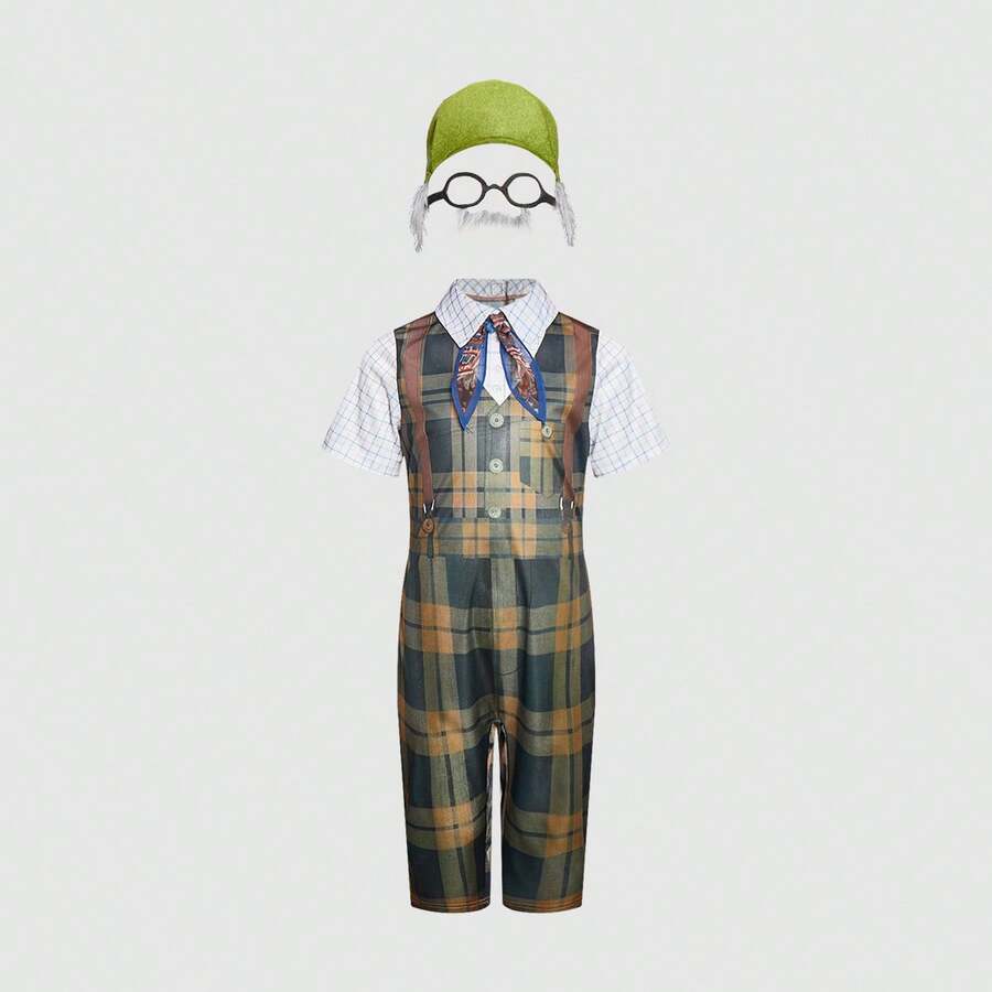 Kids Grandpa Costume Set – Plaid Outfit – source gallery 11