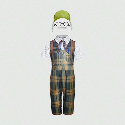 Kids Grandpa Costume Set – Plaid Outfit – source gallery 11