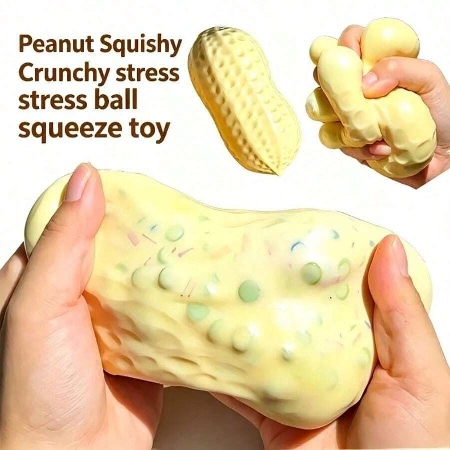 Crunchy Peanut Squeeze Toy – Block-Filled Style – source gallery 1