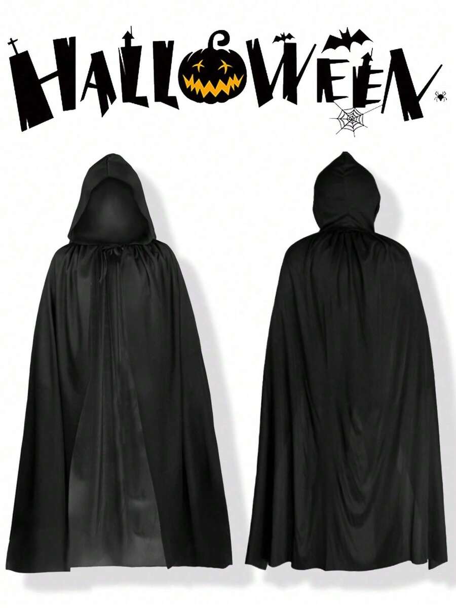 Black Ghost Costume – Cloak, Mask & Gloves – source gallery 2