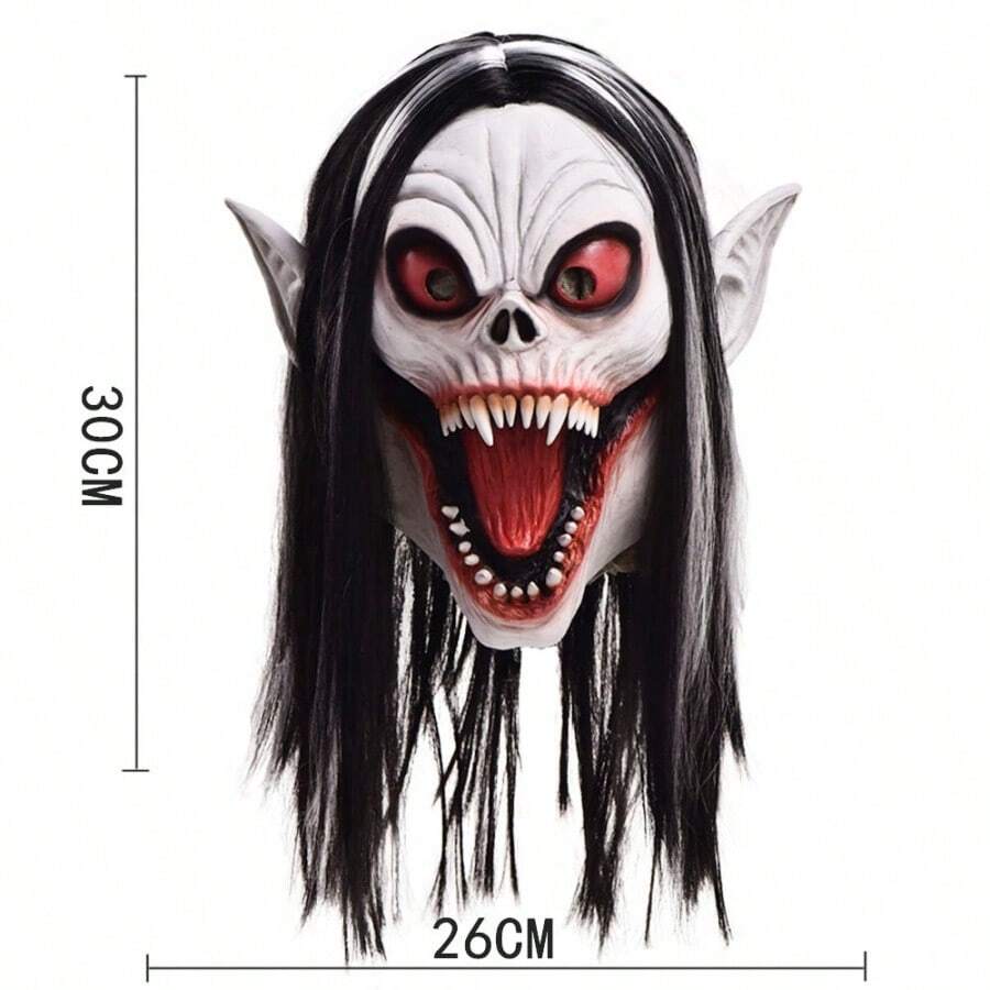 Long-Hair Vampire Costume Mask – Ages 13+ – source gallery 2
