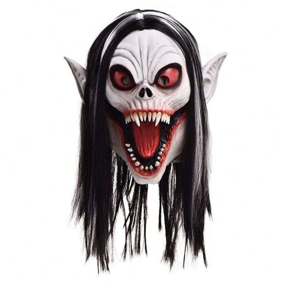 Long-Hair Vampire Costume Mask – Ages 13+ – source gallery 1