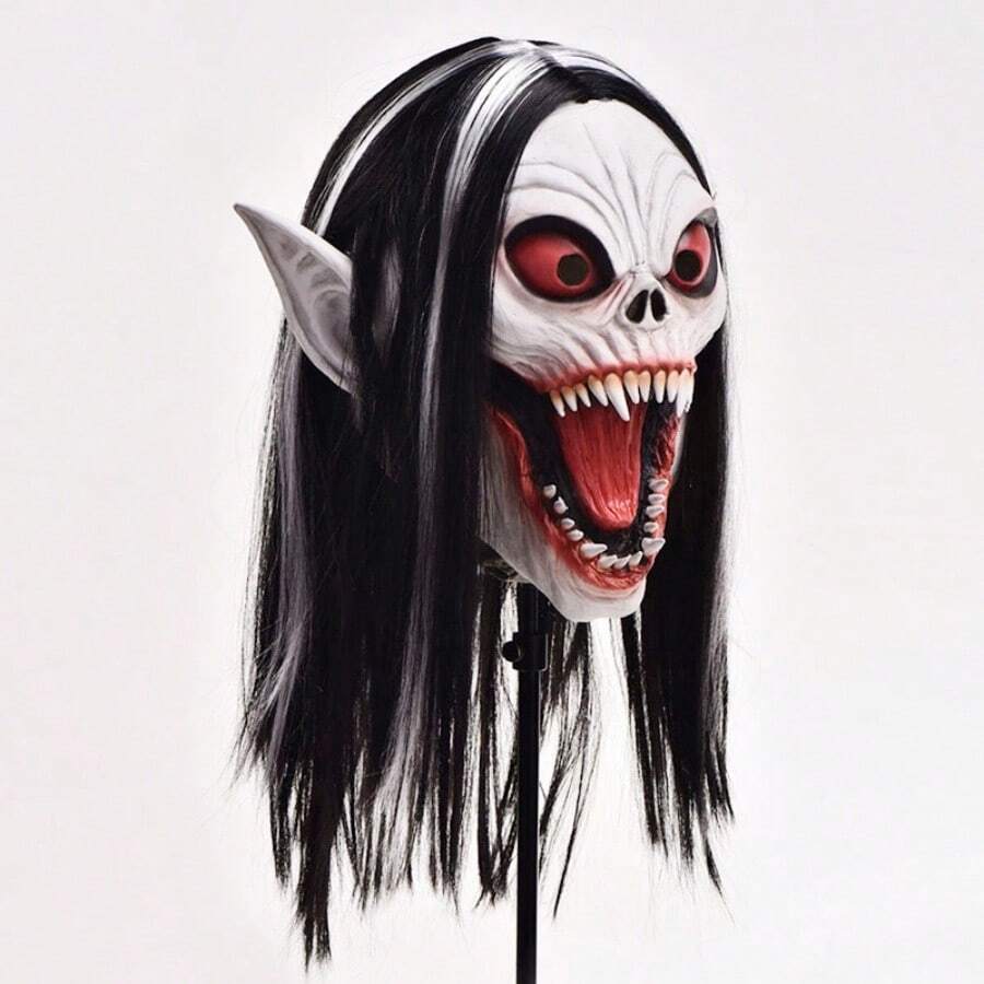 Long-Hair Vampire Costume Mask – Ages 13+ – source gallery 3