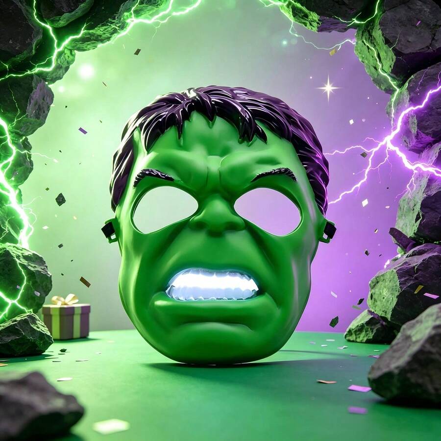Green Muscle Hero Costume Mask – source gallery 3