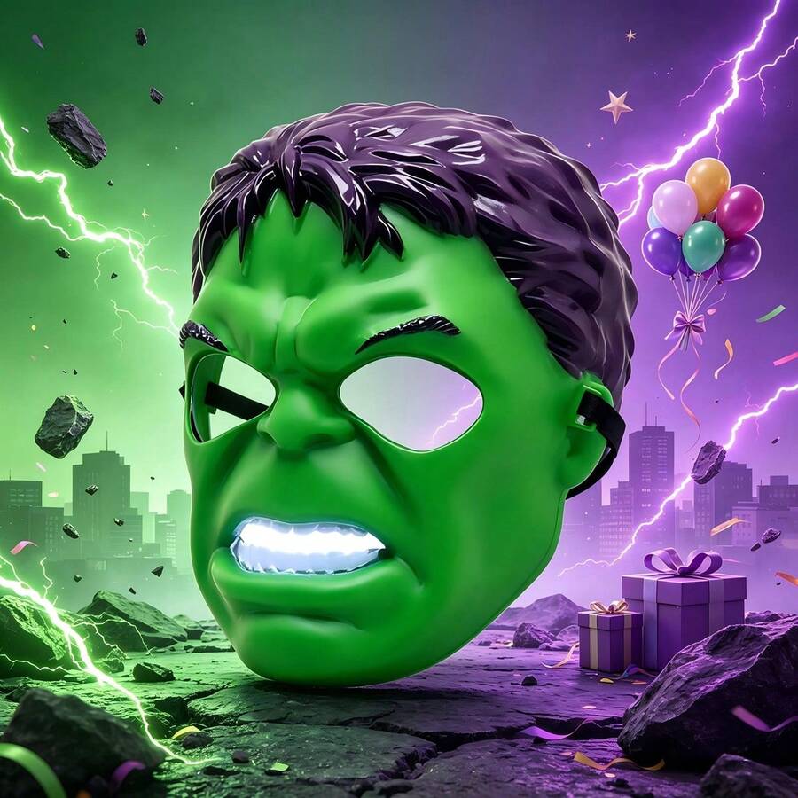 Green Muscle Hero Costume Mask – source gallery 5