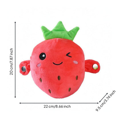 Interactive Strawberry Plush Toy – Touch Responsive