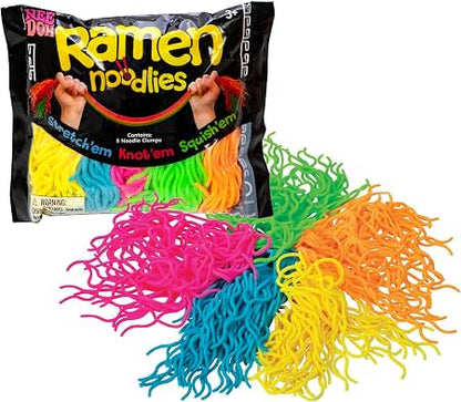 Schylling NeeDoh Ramen Noodle's - Sensory Squeeze Toy - Contains 5 Noodle Clumps