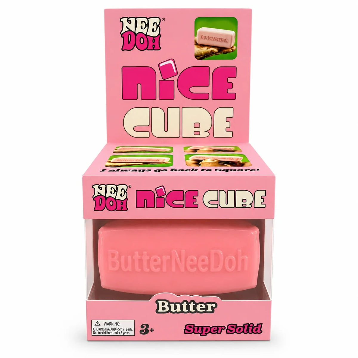 NeeDoh Strawberry Butter Squishy – product image 1
