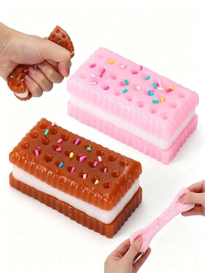 Cookie Shape Silicone Squishy Toys-Needoh