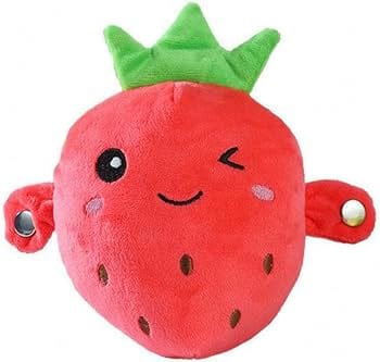 Interactive Strawberry Plush Toy – Touch Responsive