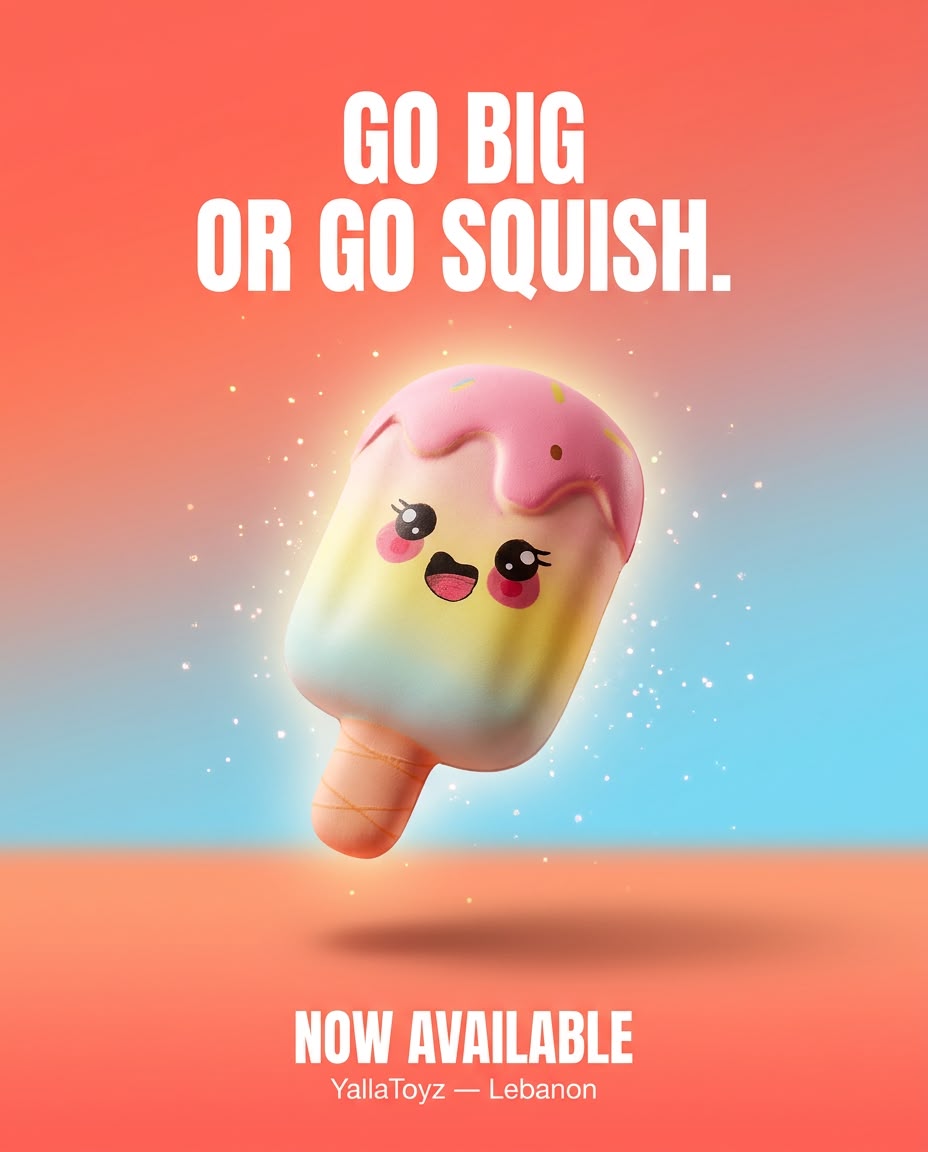 Jumbo Popsicle Squishy – Assorted Shapes – product image 2