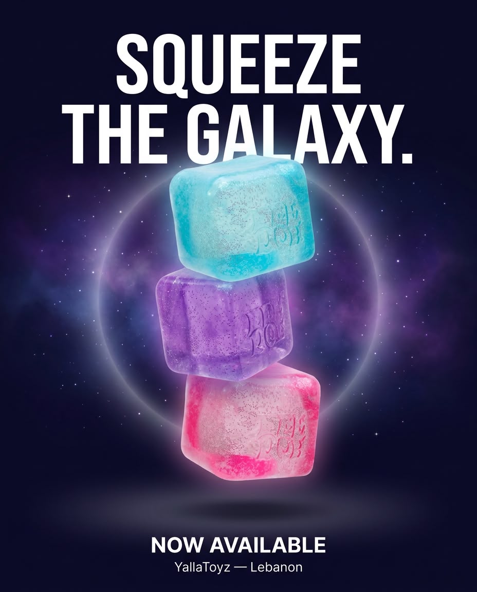 NeeDoh Glitter & Glow Nice Cube – product image 2