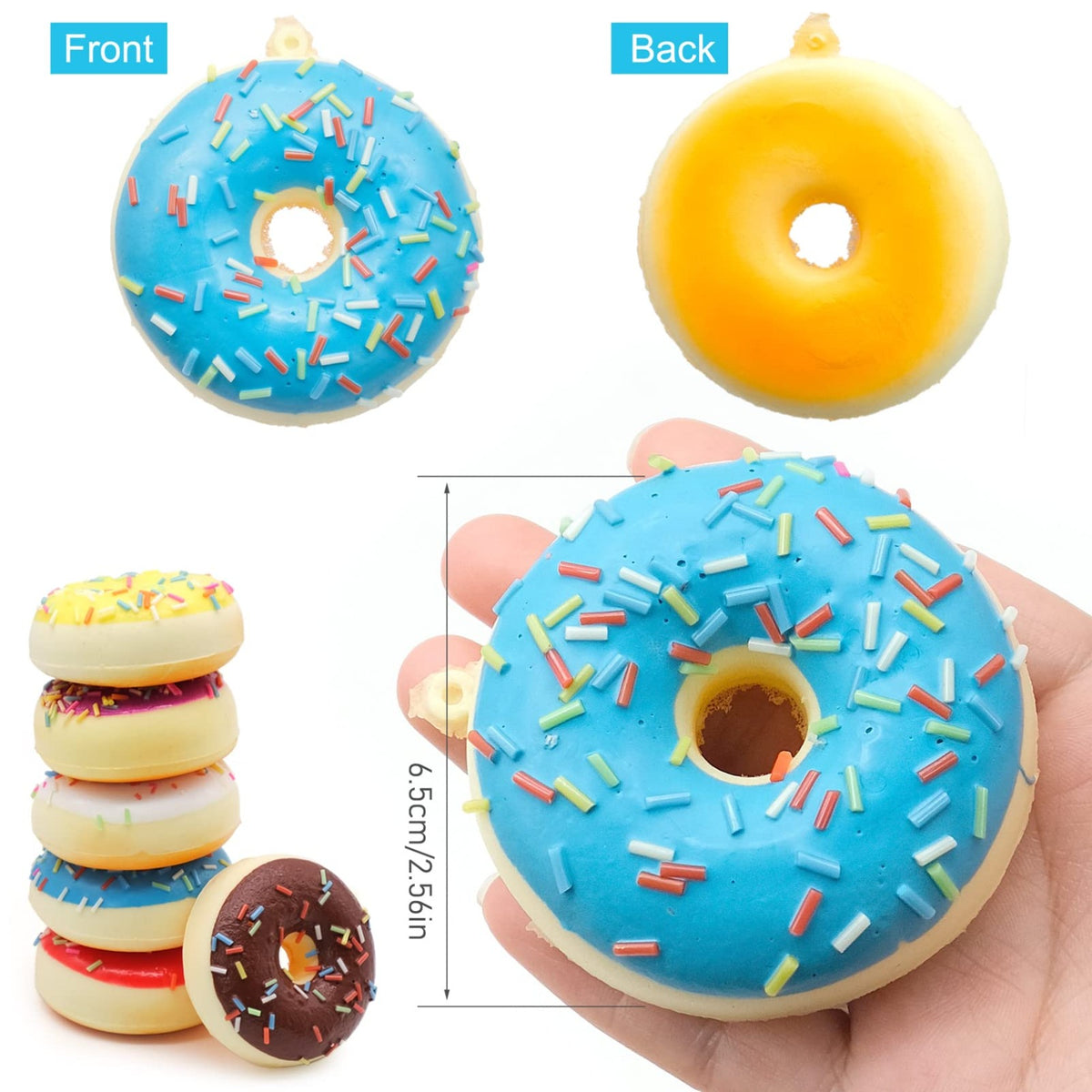 Fake Donut Squishy Slow Rebound Cake Food Toy