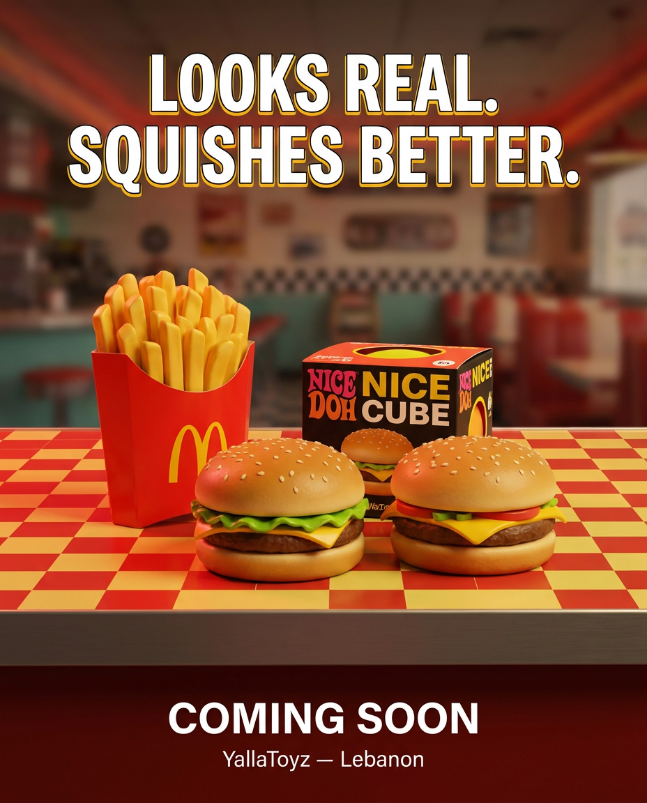 Related realistic fast-food squishy collection