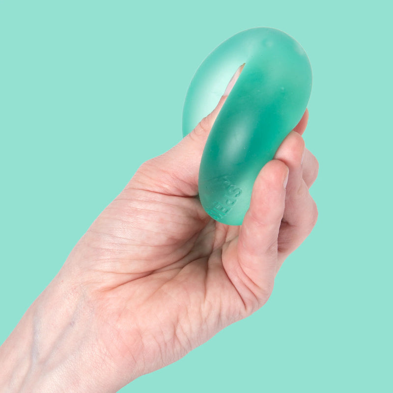 Green textured gumdrop sensory squishy