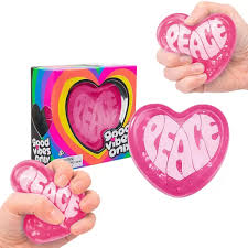 Good Vibes Heart Squishy –Random Colour