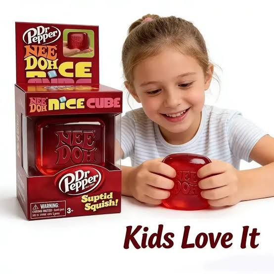 NeeDoh Nice Cube Dr Pepper Squishy Toy