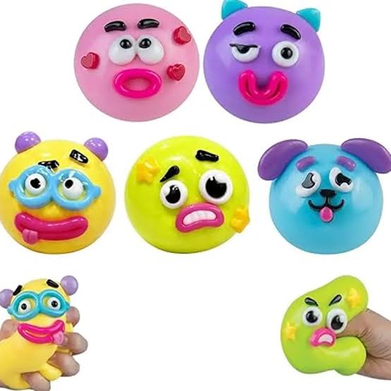 Funny Dog Face Squeeze Toy – 1 Piece Random Shape