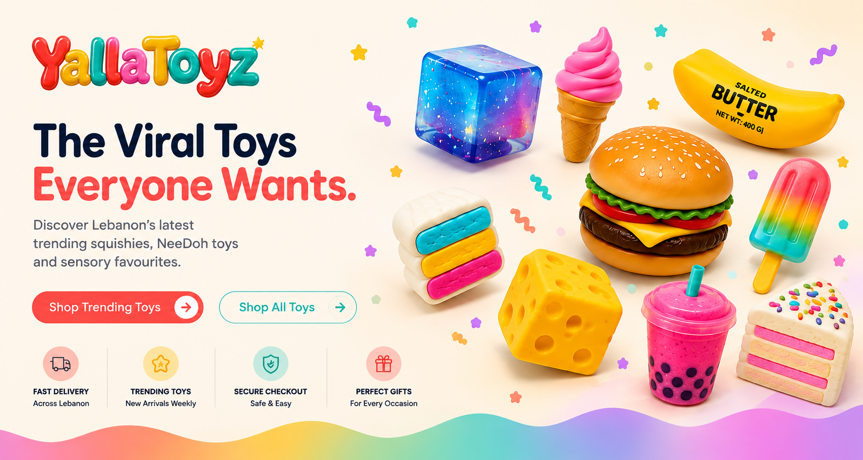 The Viral Toys Everyone Wants - YallaToyz trending squishies and sensory toys