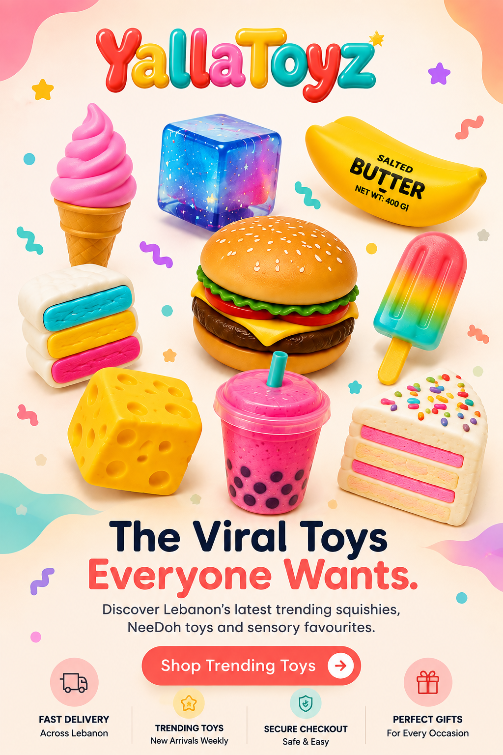The Viral Toys Everyone Wants - YallaToyz trending squishies and sensory toys