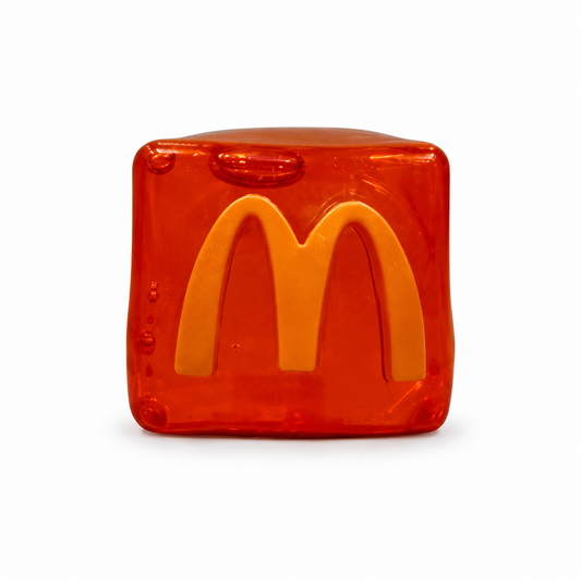 McDonalds Nice Cube Sensory Toys Maltose Ice Cube Squishy-NEEDOH; isolated product on a white background